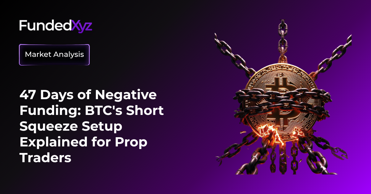 47 Days of Negative Funding: BTC’s Short Squeeze Setup Explained for Prop Traders