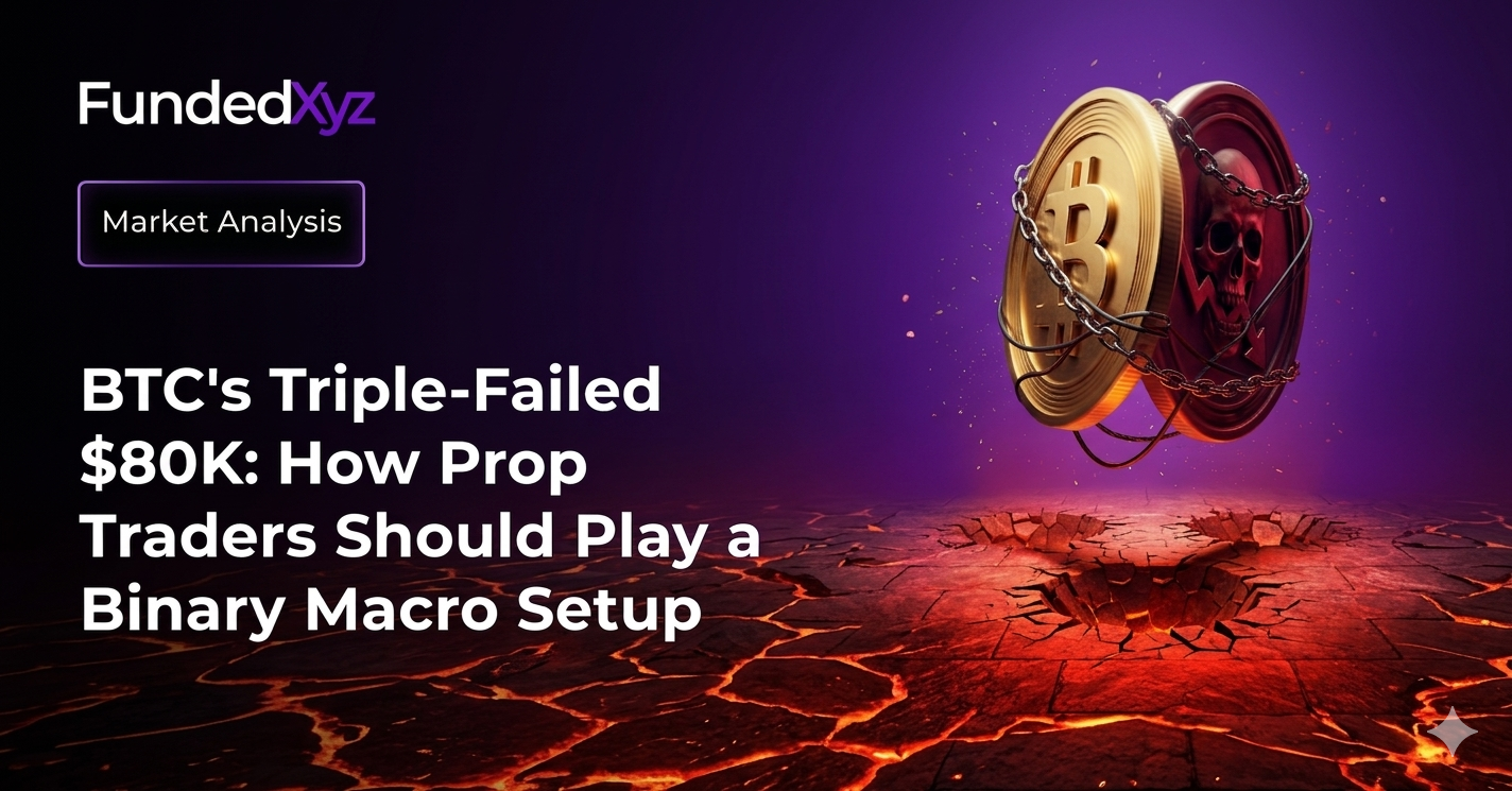 BTC's Triple-Failed 0K: How Prop Traders Should Play a Binary Macro Setup
