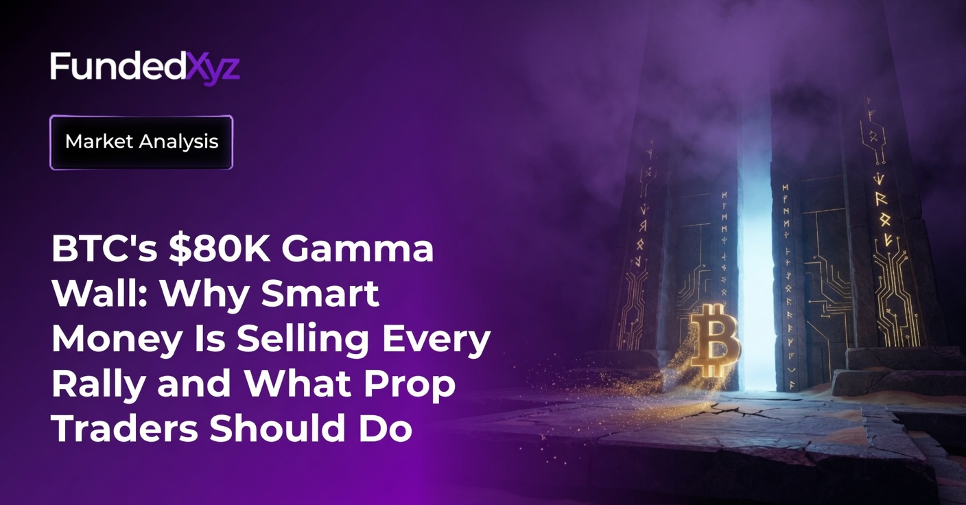 BTC's $80K Gamma Wall: Why Smart Money Is Selling Every Rally