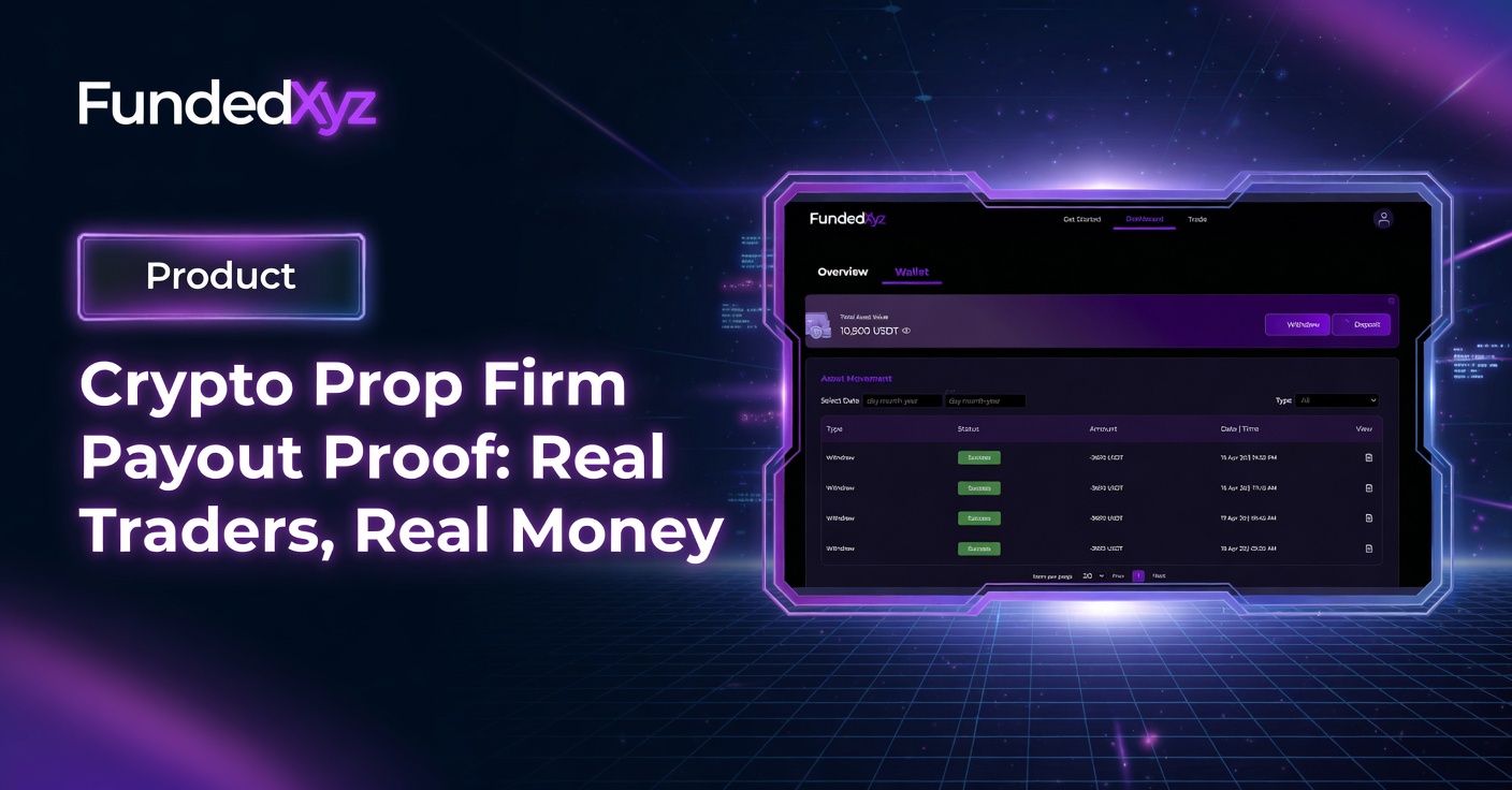 FundedXYZ crypto prop firm payout proof - real trader payouts