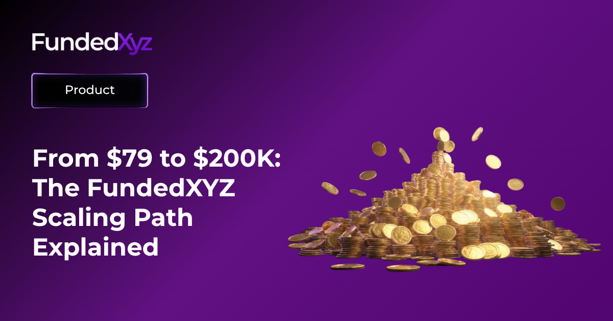 FundedXYZ scaling path from $79 challenge to $200k funded account